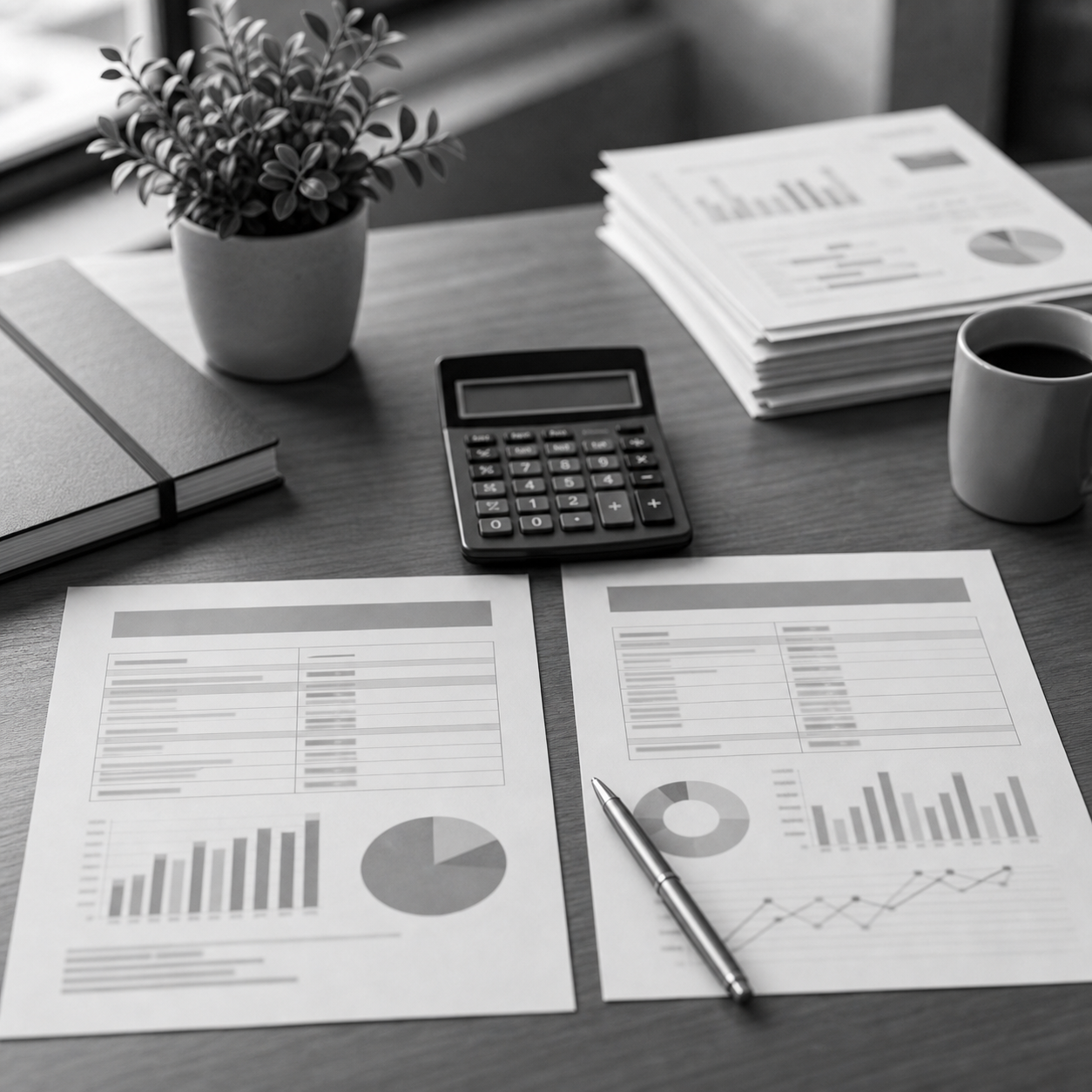 Calculadora financiera, contrato de crédito y comparación visual de porcentajes sin texto legible, consulta legal online sobre TIN y TAE en Abogaphone