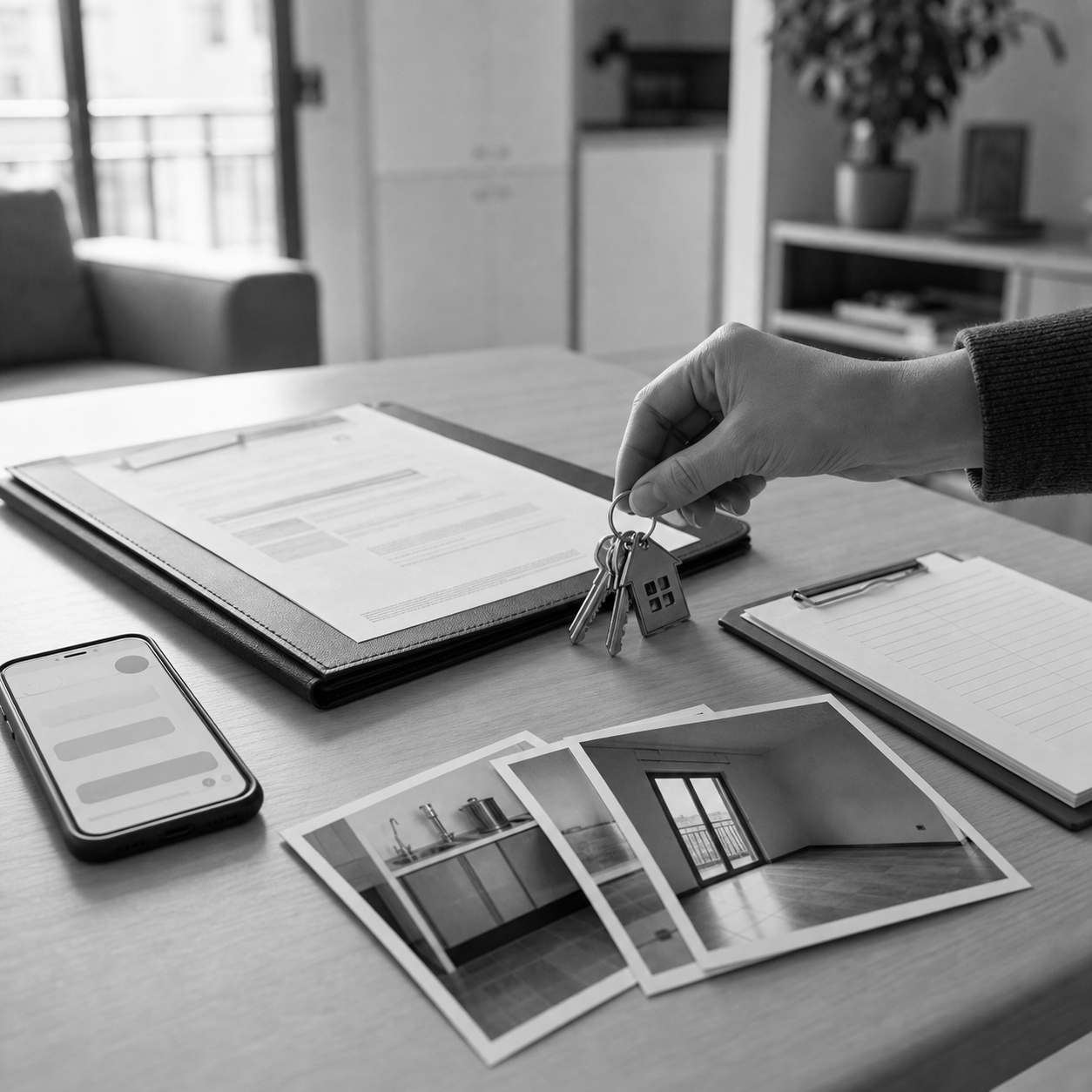 Llaves, justificante de fianza y fotos del estado de la vivienda, consulta legal online sobre reclamar fianza de alquiler en Abogaphone